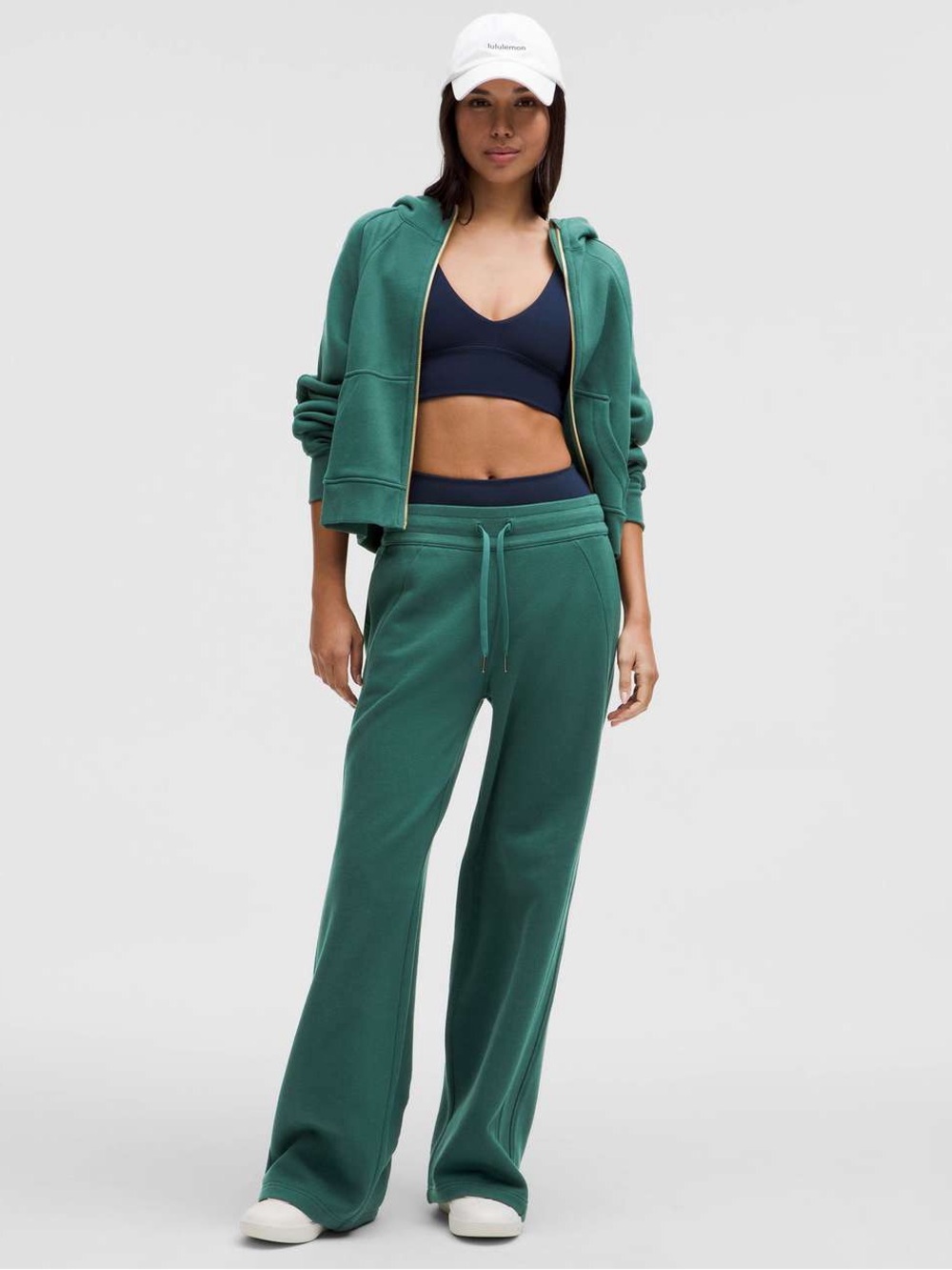 147. Lululemon Scuba Mid-Rise Wide-Leg Pant *Regular Storm Teal View 2